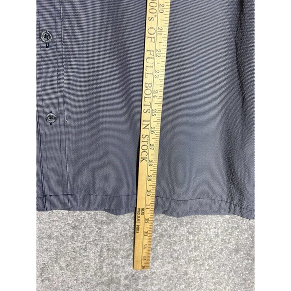 Eddie Bauer Sport Shop Short Sleeve Back Button Up Shirt Mens Size 2XL Vented - Picture 7 of 7